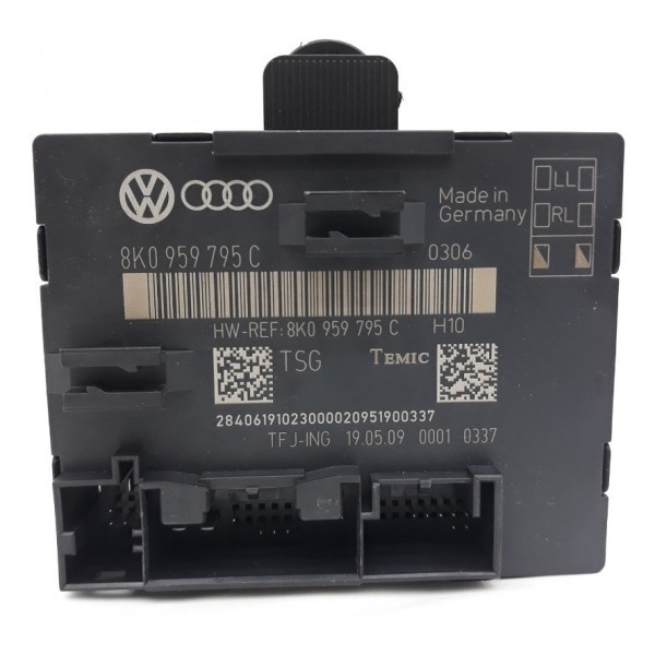 Modulo Vidro Porta Traseira Direita Audi A4 2010 8k0959795c