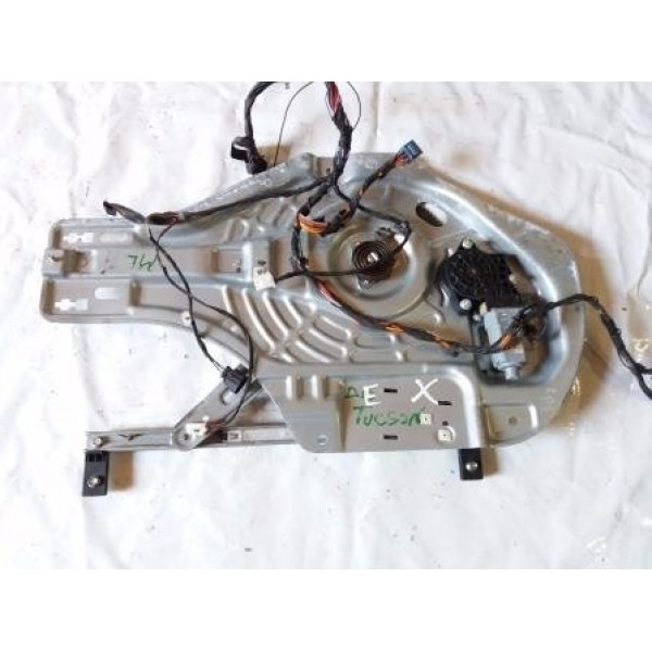 Maquina De Vidro C/ Motor Dianteira Esquerda Hyundai Tucson