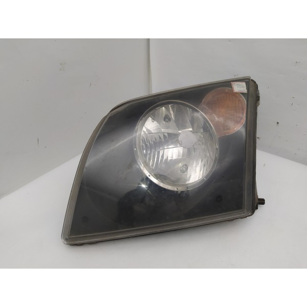 Farol Lado Esquerdo Ecosport 2003/2007 Pisca Ambar C/detalhe